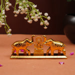 Lord Ganesha and Elephant Design Kumkum Box