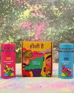 Holi Gulaal Gifting - Set of 2 Organic Gulaal Jars