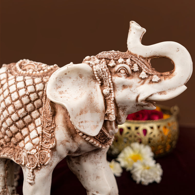 Decorative Polyresin Elephant Statue for Good Luck