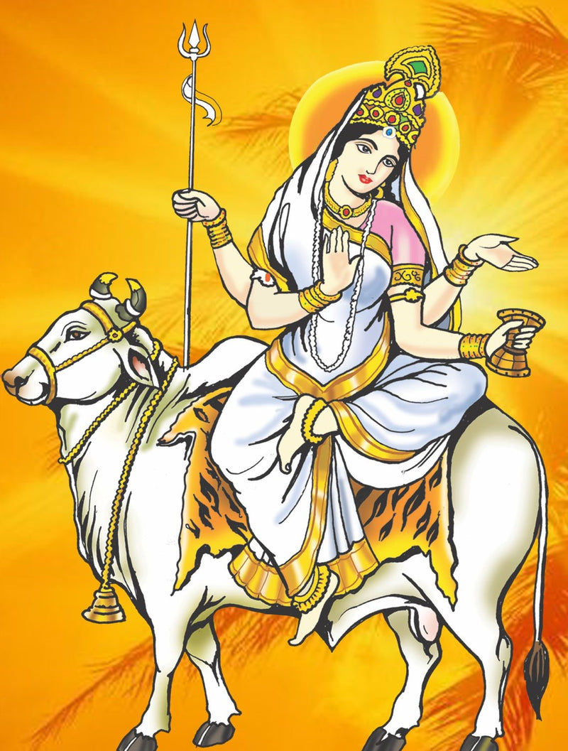 Shailputri Mata Ki Aarti - lyrics In English & Hindi