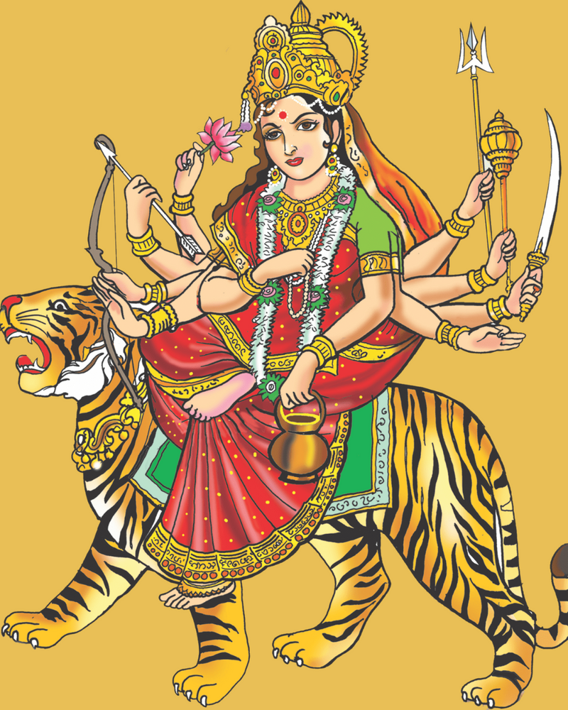 Nav Durga Ji Ki Aarti - lyrics in English & Hindi