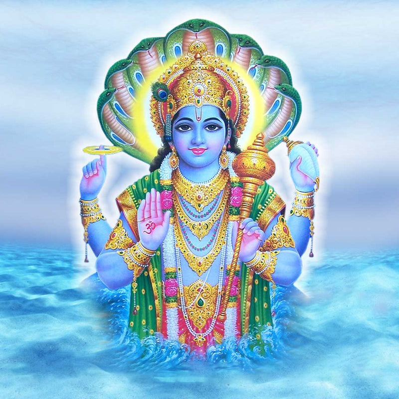 Lord Vishnu’s Aarti - lyrics In English & Hindi