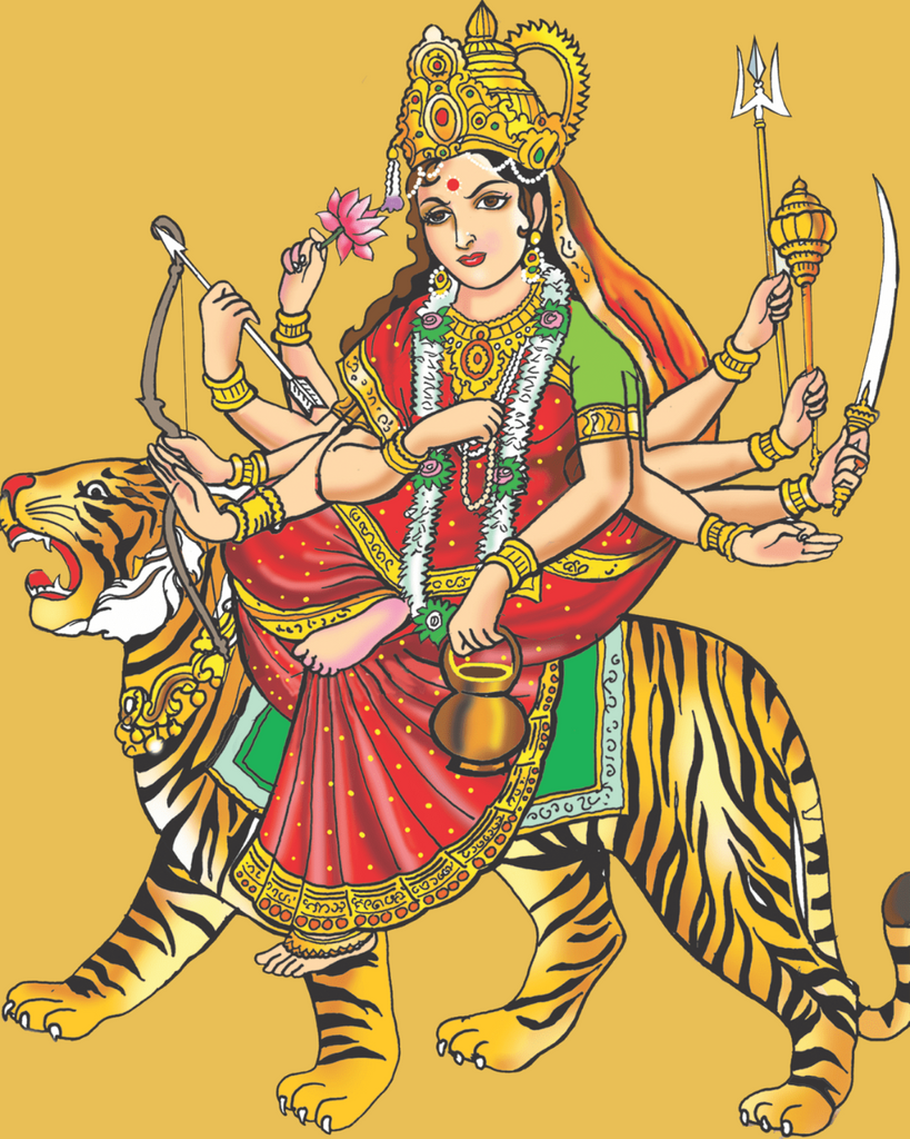 Nav Durga Ji Ki Aarti - lyrics in English & Hindi – ServDharm