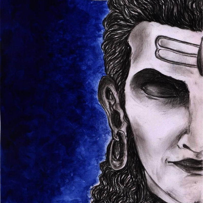 Lord Shiva art Drawing by Elena Sysoeva - Fine Art America