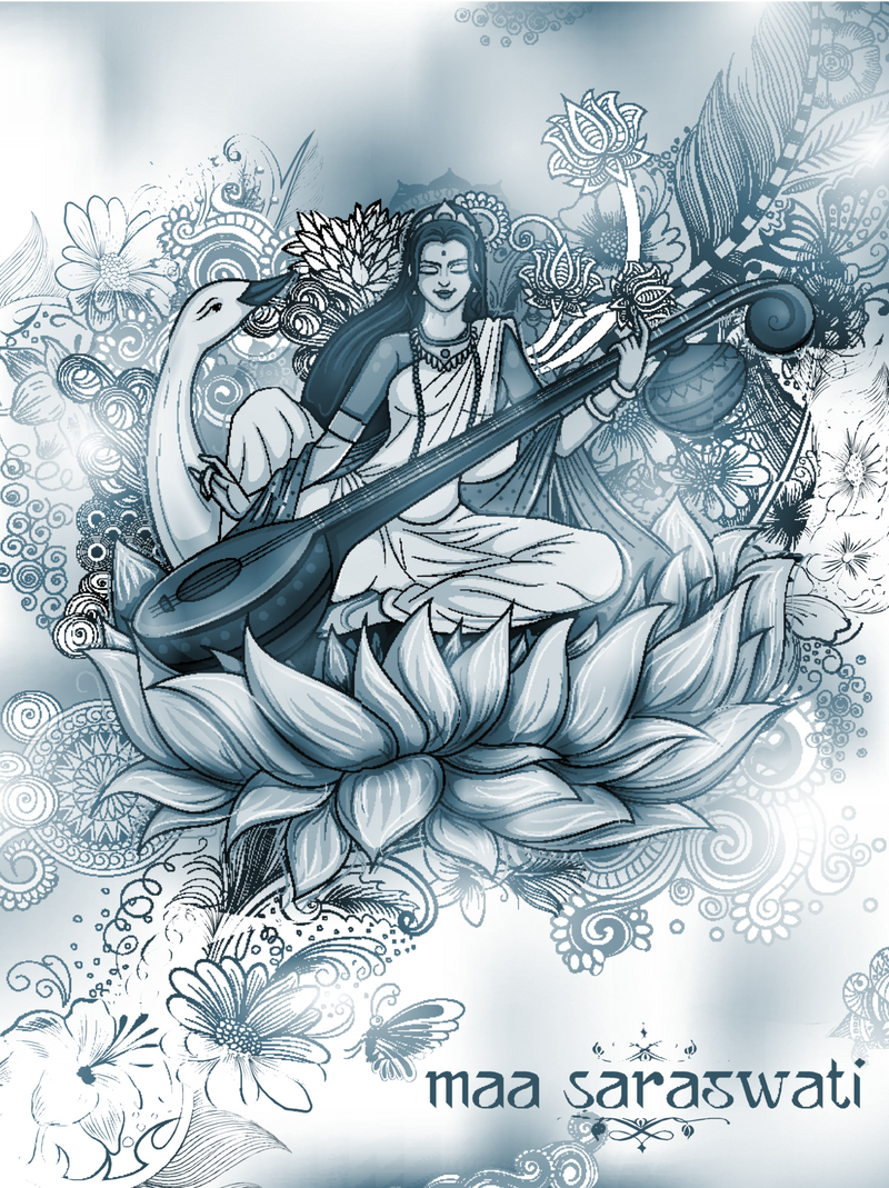 The Goddess Saraswati Maa