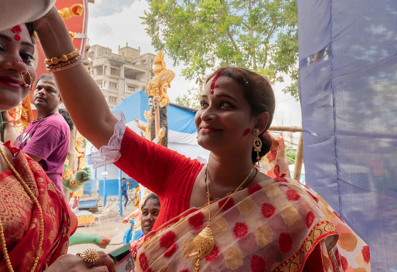 Why do Hindus put Vermilion on Forehead?