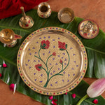 Designer Pooja Thali Set 10 Inch