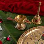 Designer Pooja Thali Set 10 Inch