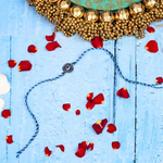 Protective Handmade Eye Rakhi for Protection and Style Antique Look with Thread