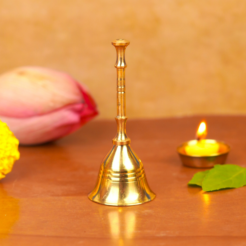 Pure Brass Puja Bell 4 inch  | 46g