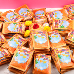 Organic Orange Fragrant Gulal 100g Pouch (Pack of 100) | Infused with Chandan Fragrance