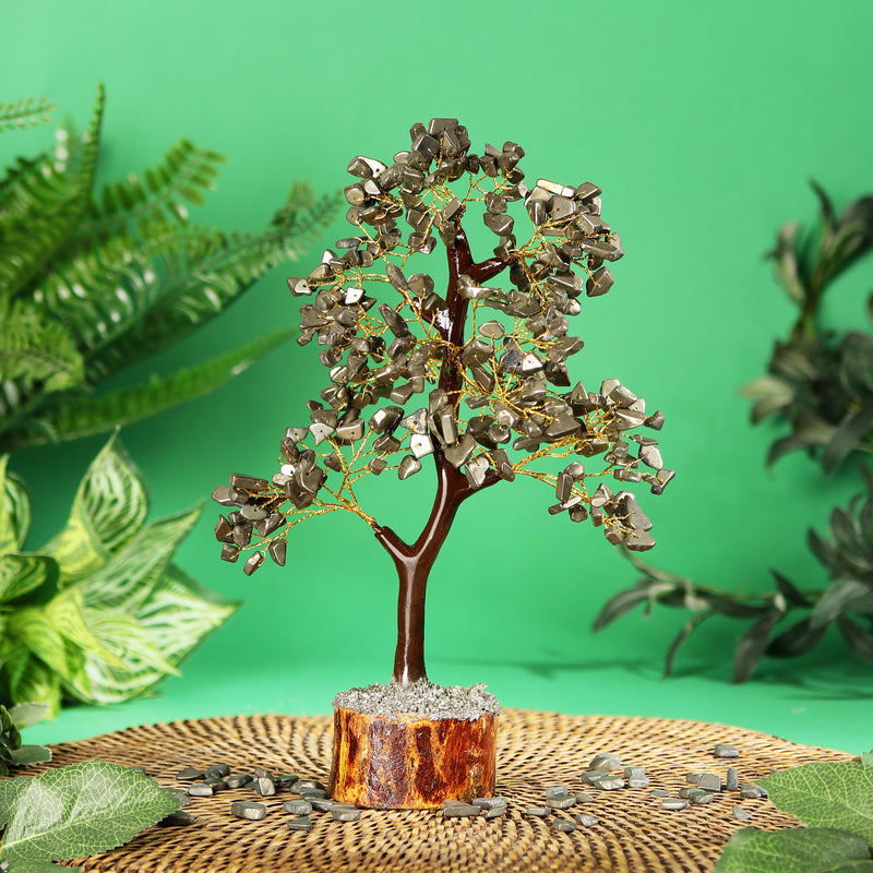 Pyrite Crystal Tree | 300 Beads Pyrite Crystal Tree for Gifting