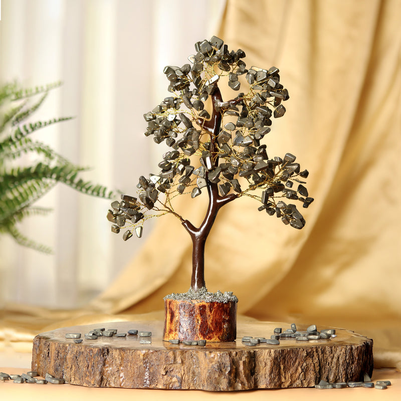 Pyrite Crystal Tree | 300 Beads Pyrite Crystal Tree for Gifting