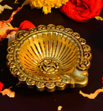 Pure Brass Round Satiya Diya