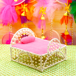 Princely Pearl Laddu Gopal Bed 9" | 610g