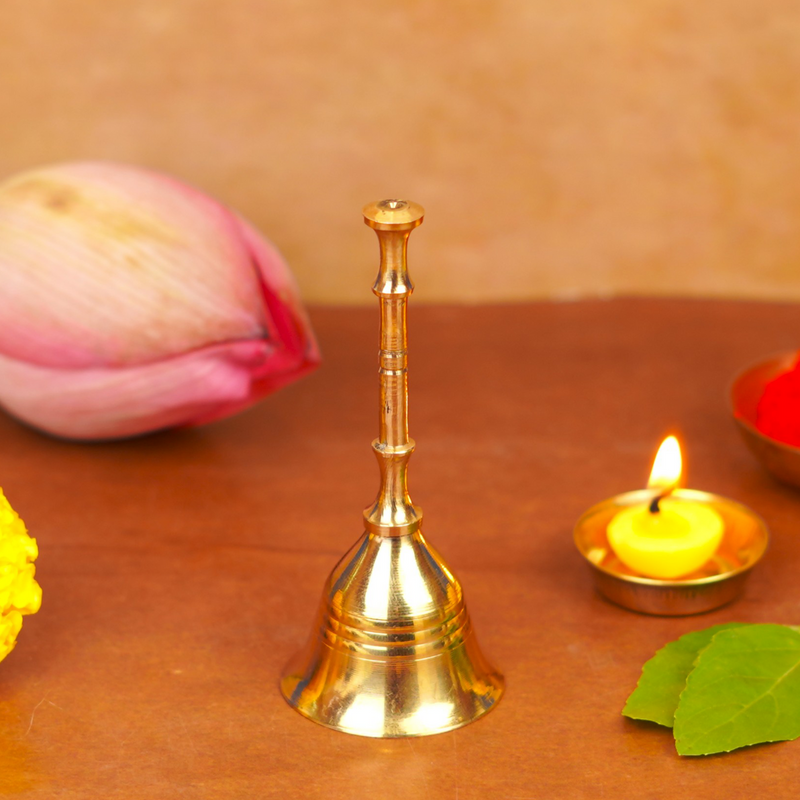 Pure Brass Puja Bell 4 inch  | 46g