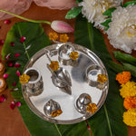 Pure Brass Pooja Thali Set 12"