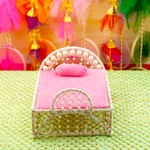 Princely Pearl Laddu Gopal Bed 9" | 610g