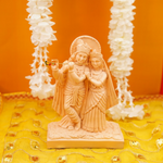 Radha Krishna Resin Beige Colour Idol 8.5 Inch