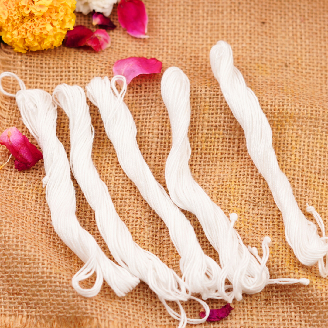 Janjam Thread Janeu Sacred Thread Pack of 5 pcs – ServDharm