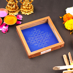 Kolam Pattern Wooden Kolam  Stencil 5x5 inch