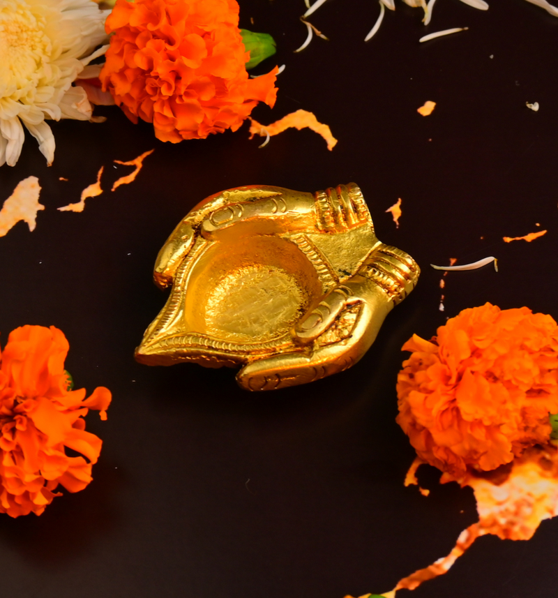 Pure Brass Shubh Hand Diya