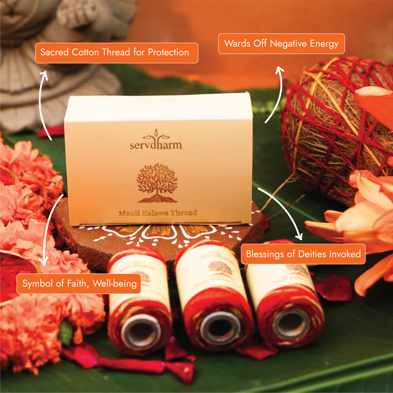 Mauli Kalawa Thread - Set of 3