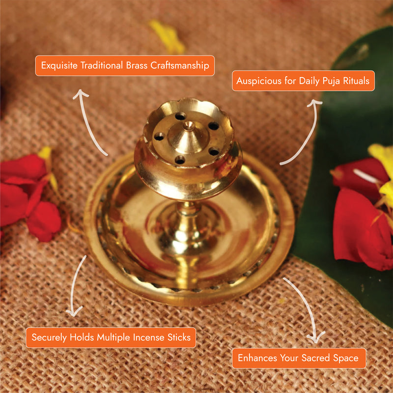 Pure Brass Agardaan 2 Inch