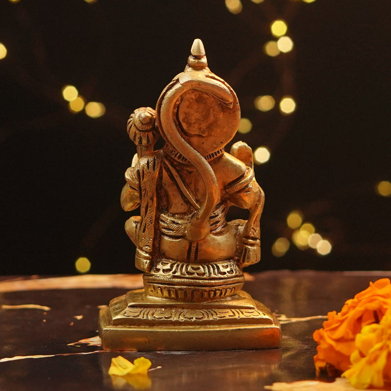 Sherawali Mata Brass Statue (4 Inch) – ServDharm