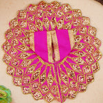 Beautiful Laddu Gopal Ji Pink Poshak (6 Inch)