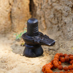 Black Marble Shivling 2.5 Inch