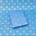 Blue Floral Wrapping Paper( Set of 5)