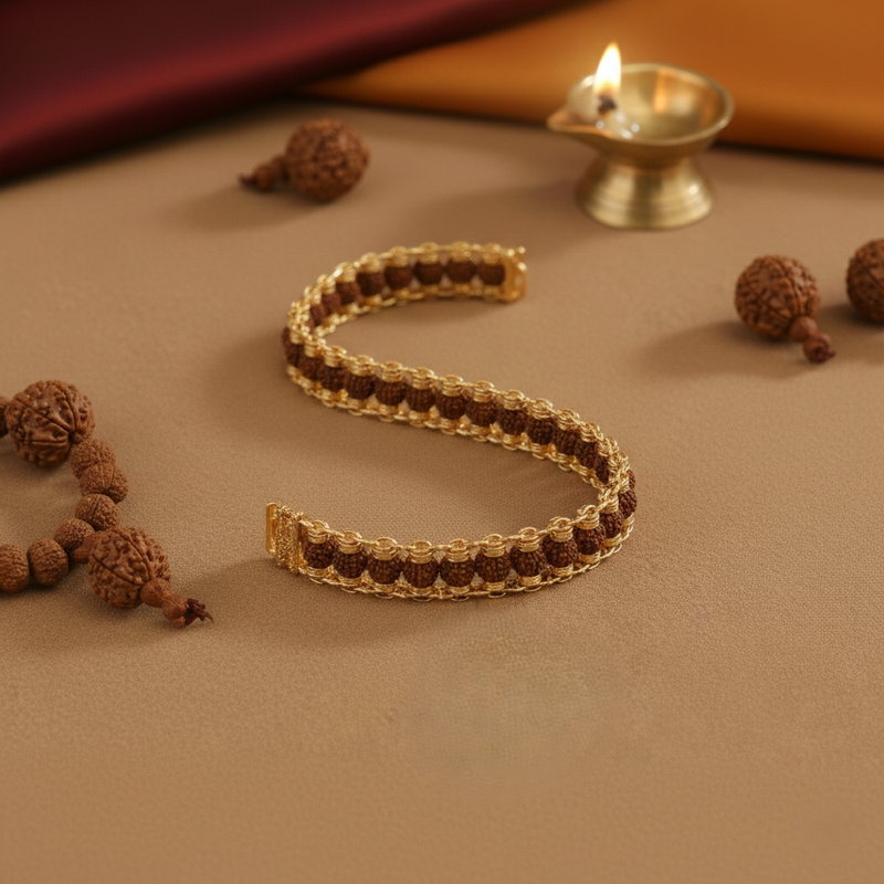 Rudraksha Healing Energy Bracelet for Men