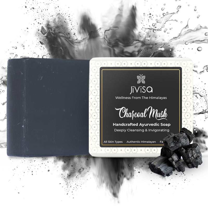 Luxury Charcoal Musk Handcrafted Ayurvedic Soap