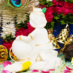 Marble Dust Makhanchor Kanha Idol 7 Inch