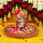 Blue Resin Laddu Gopal Idol 5.5 Inch