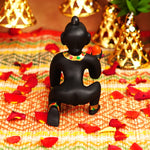 Black Resin Laddu Gopal Idol 4.5 Inch