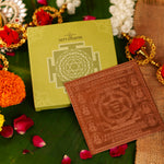 Copper Shri AshtaLakshmi Yantra (4*4 inch) | 55g