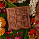 Copper Shri Navgrah Yantra 4*4 Inch