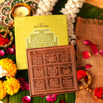 Copper Shri Navgrah Yantra 4*4 Inch
