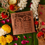 Copper Shri Dhanvantri Yantra 4*4 inch