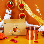 Copper Panchpatra & Achmani 2.4 Inch