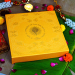 Lakshmi Chalisa and Ganesh Chalisa Blessings Gift Set- Yellow