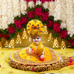 White Resin Laddu Gopal Idol 5.5 Inch