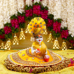 White Resin Laddu Gopal Idol 5.5 Inch