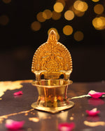 Brass Gajalakshmi Diya 4"