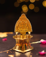 Brass Gajalakshmi Diya 3.5"