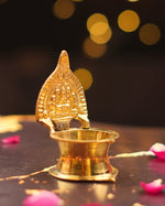 Brass Gajalakshmi Diya 3"