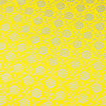 Yellow Floral Wrapping Paper( Set of 5)