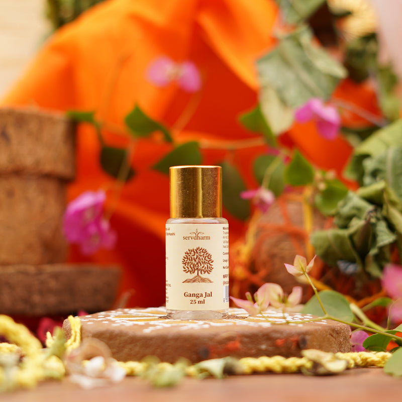 Holy Ganga Jal 25ml | For Pooja Rituals, Gift Hampers, Occasions